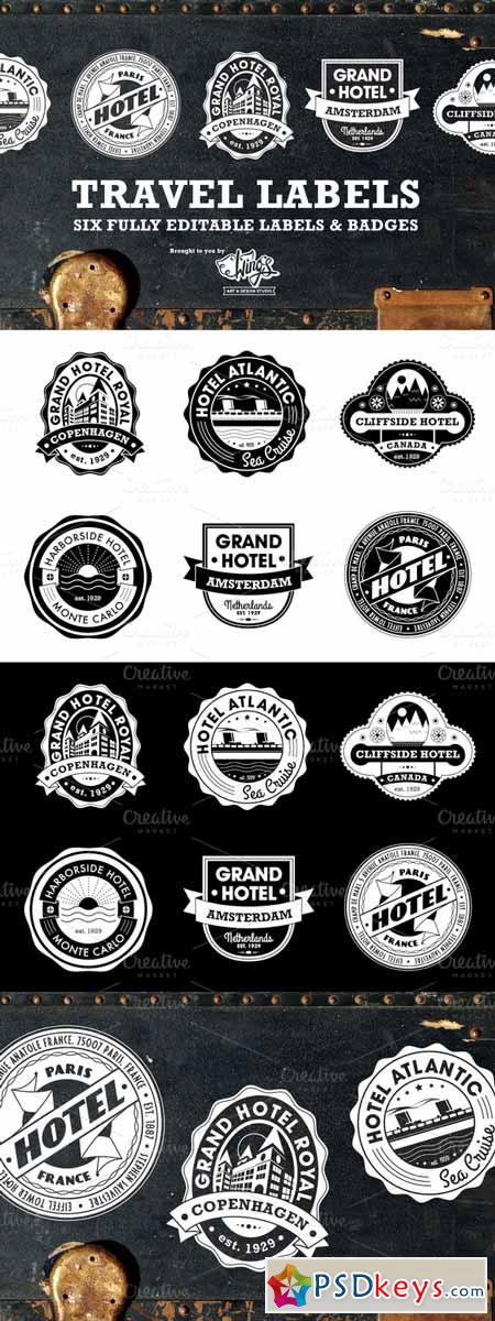 Travel Labels and Badges 6861