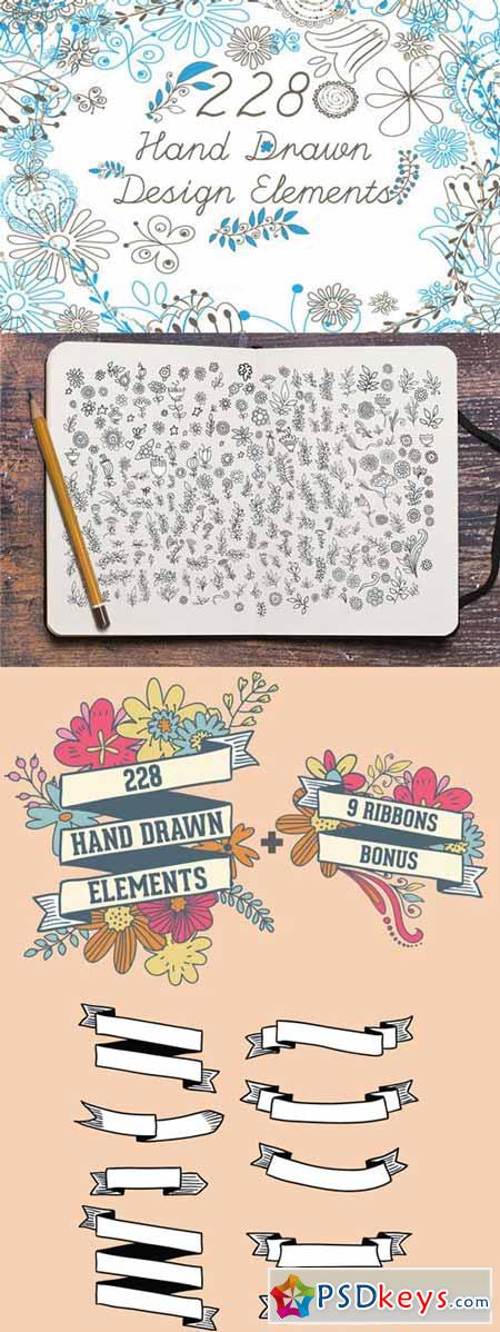 Vector Hand Drawn Elements Vol.1 128772