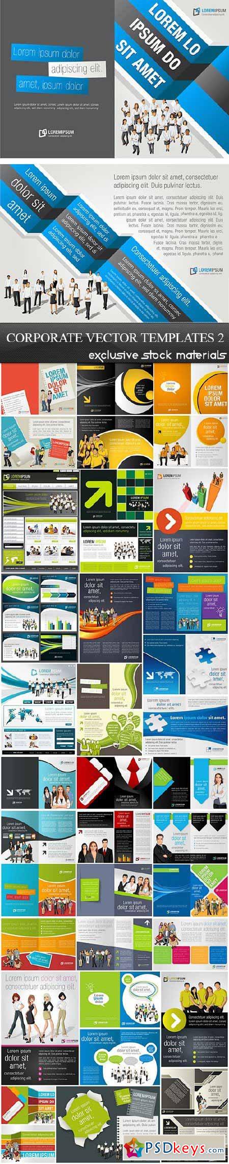 Corporate Vector Templates 2, 25xEPS