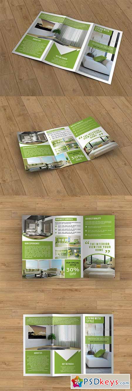 Trifold brochure template 153421