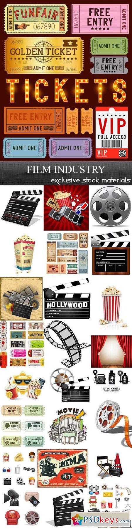 Film Industry Collection, 25xEPS