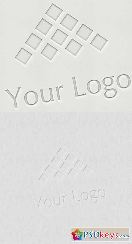 Logo Mock-ups - LetterPress Style 4733