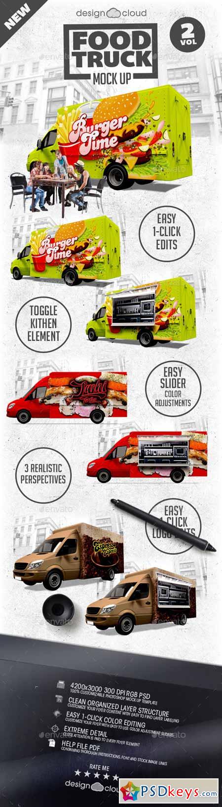 Food Truck Mock Up Kit Vol. 2 9967534