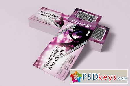 Event Tickets Mock-Up 159564