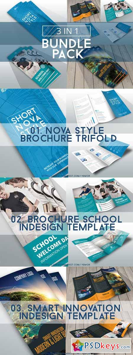 Bundle Trifolds InDesign Templates 95169