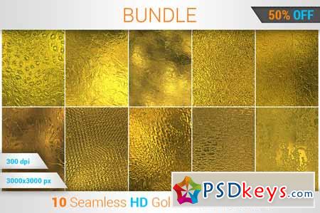Golden Foil HD Texture Bundle (v 1) 156125