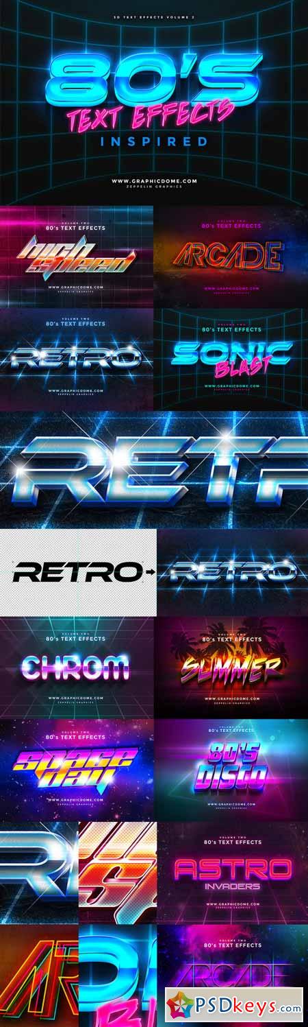 80s Text Effects 168080