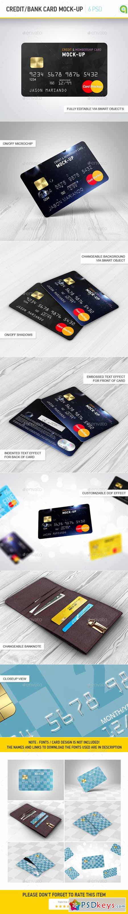 Credit Bank Card Mock-Up 9803458