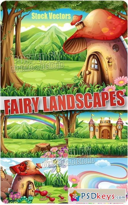 Fairy landscapes - Stock Vectors
