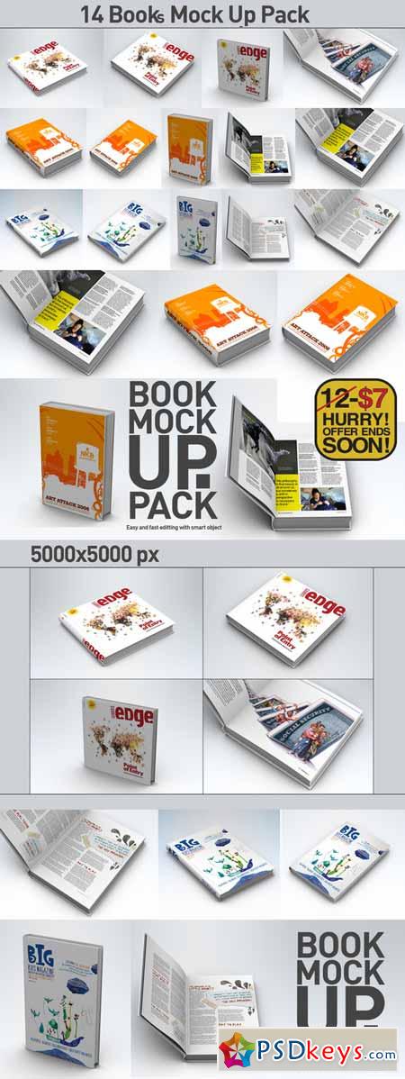Book Pack Mock Up 170393
