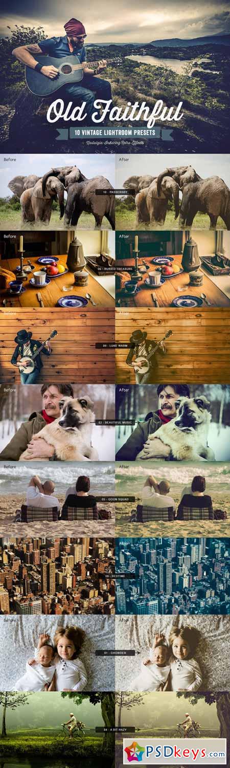 Old Faithful Lightroom Presets Vol 1 98342