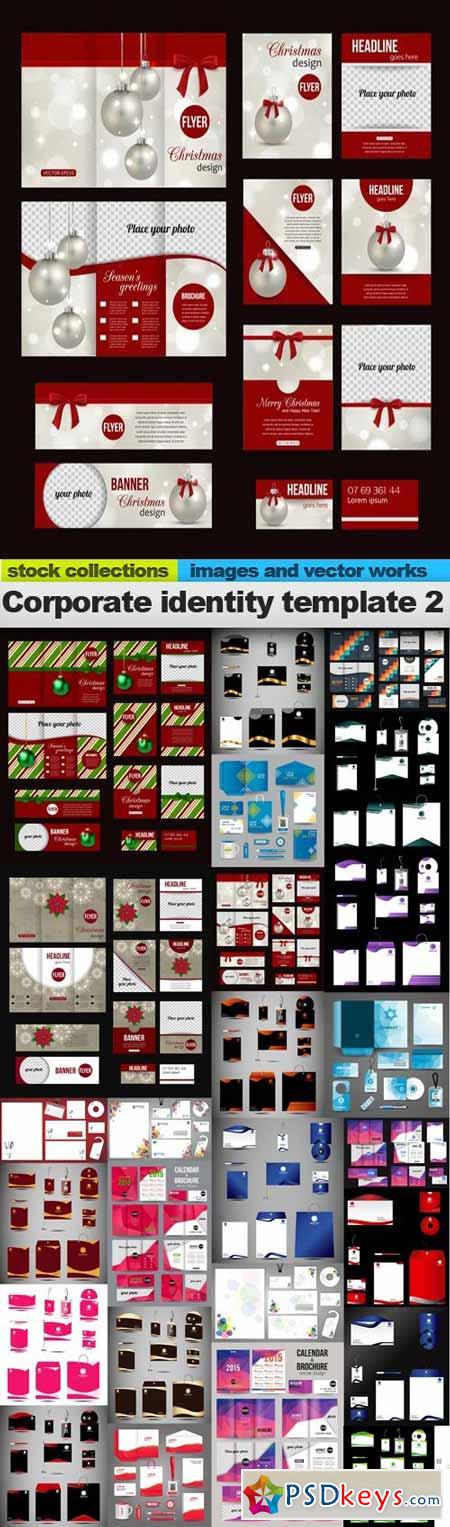 Corporate identity template 2,25 x EPS