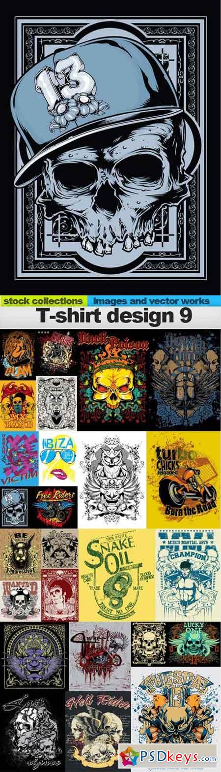 T-shirt design 9,25 EPS