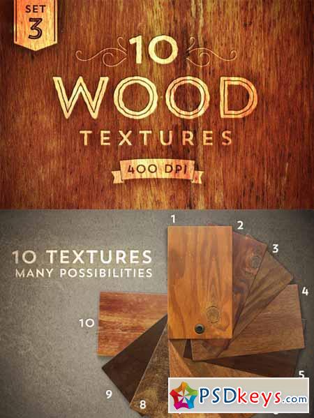 10 Wood Textures - Set 3 14567