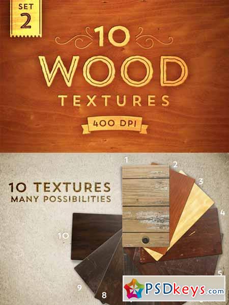 10 Wood Textures - Set 2 14246