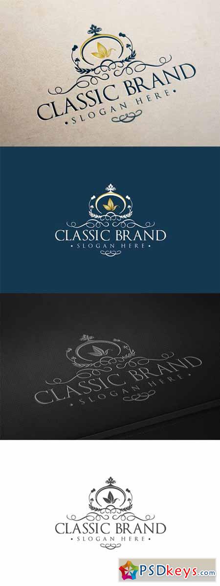 Classic Brand Logo Template 12157