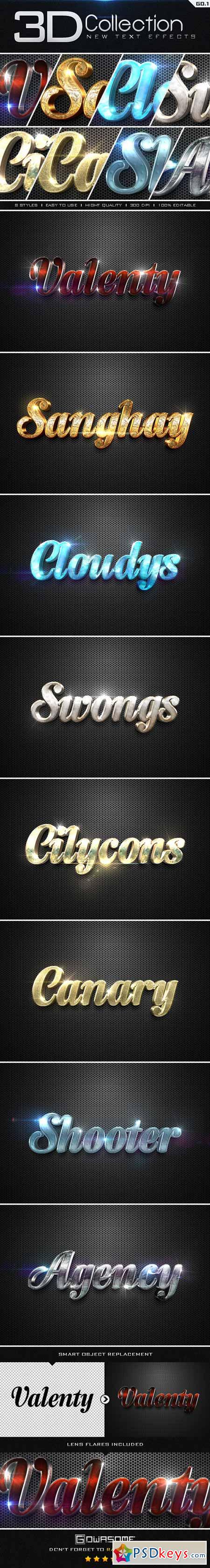 New 3D Collection Text Effects GO.1 9561348