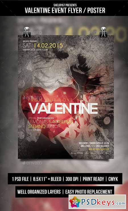 Valentine Event Flyer Poster 10271115