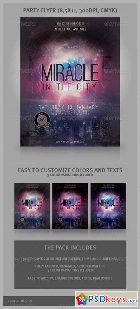 Miracle In The City - Praty Flayer 1184398