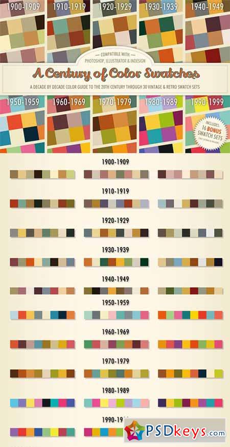 A Century of Color Swatches + Bonus 171125
