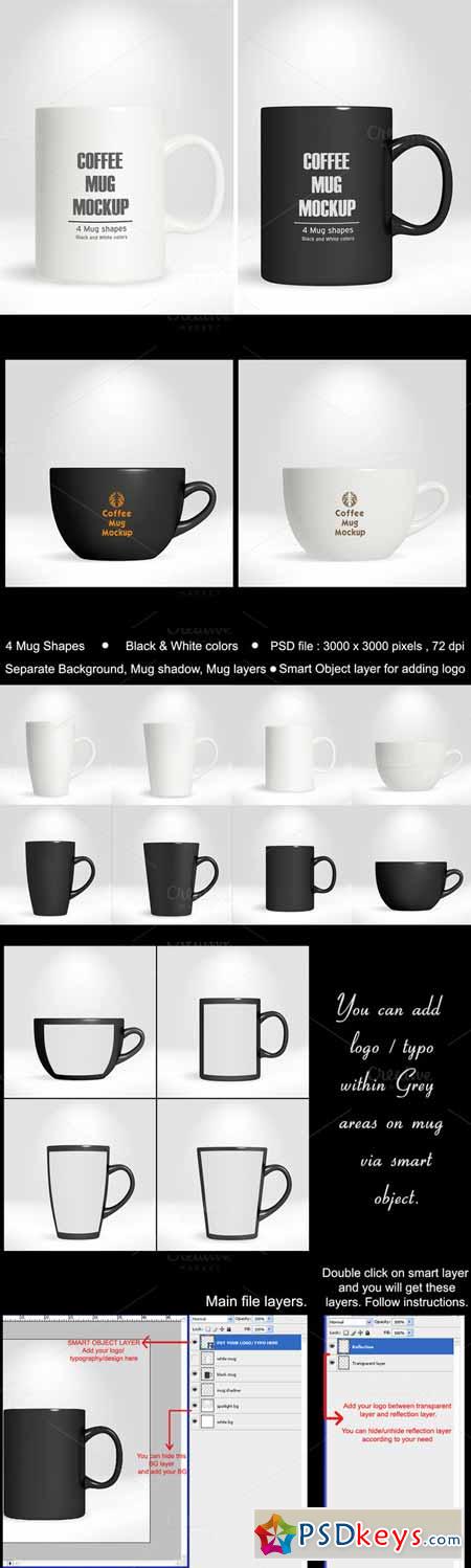 Coffee Mug Cup Mockup vol.1 185933