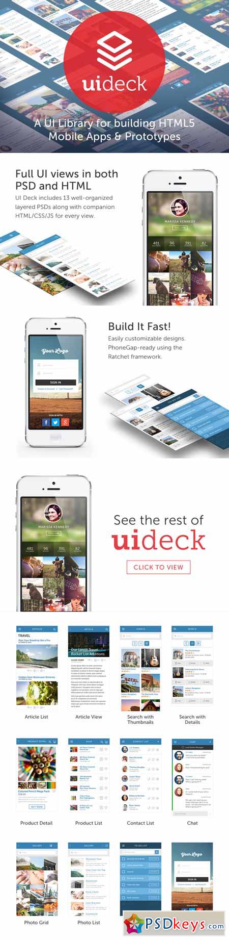 UI Deck for Mobile 167094