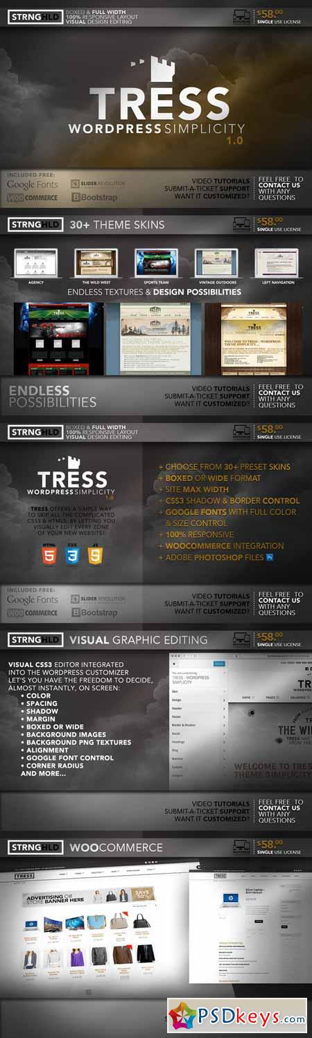 TRESS WordPress Theme Simplicty 181983