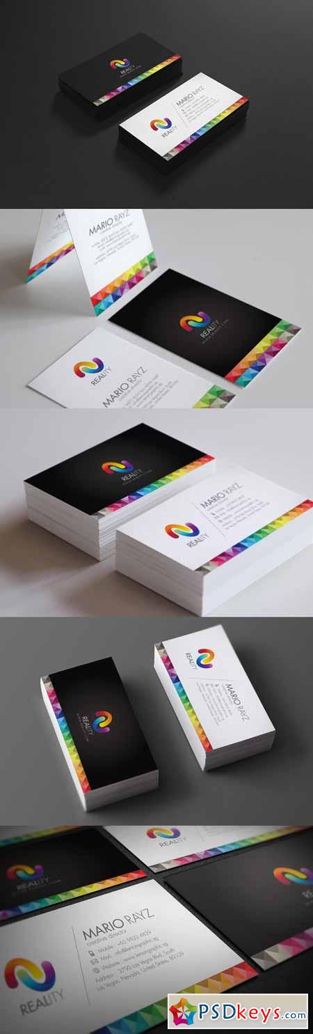 Reality corporate business card 181433
