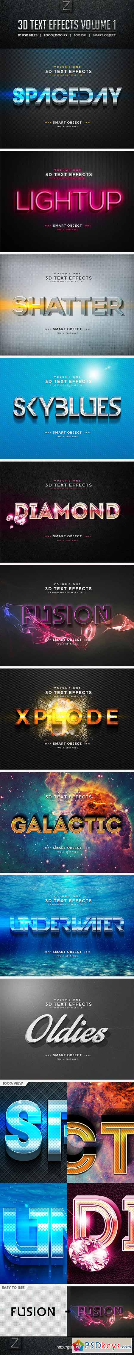 3D Text Effects Vol.1 10156254