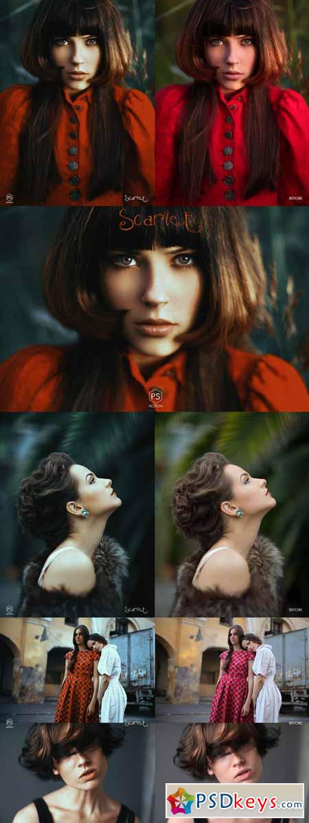 Scarlet Photoshop Action 191176