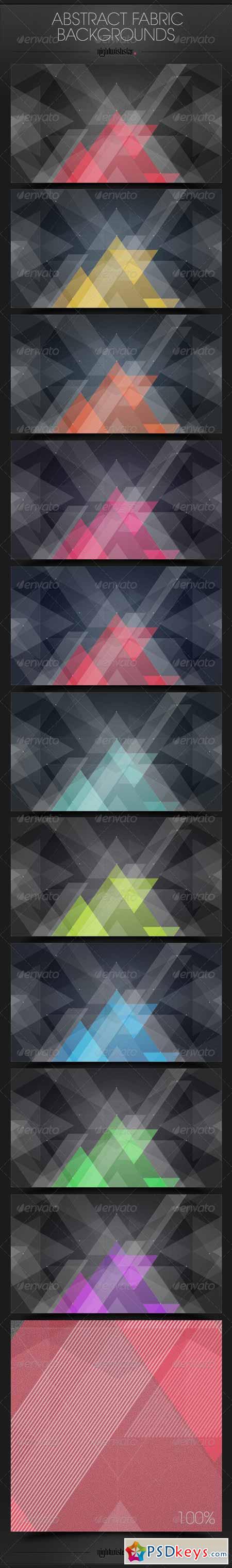 Abstract Fabric Triangles Backgrounds 6510163