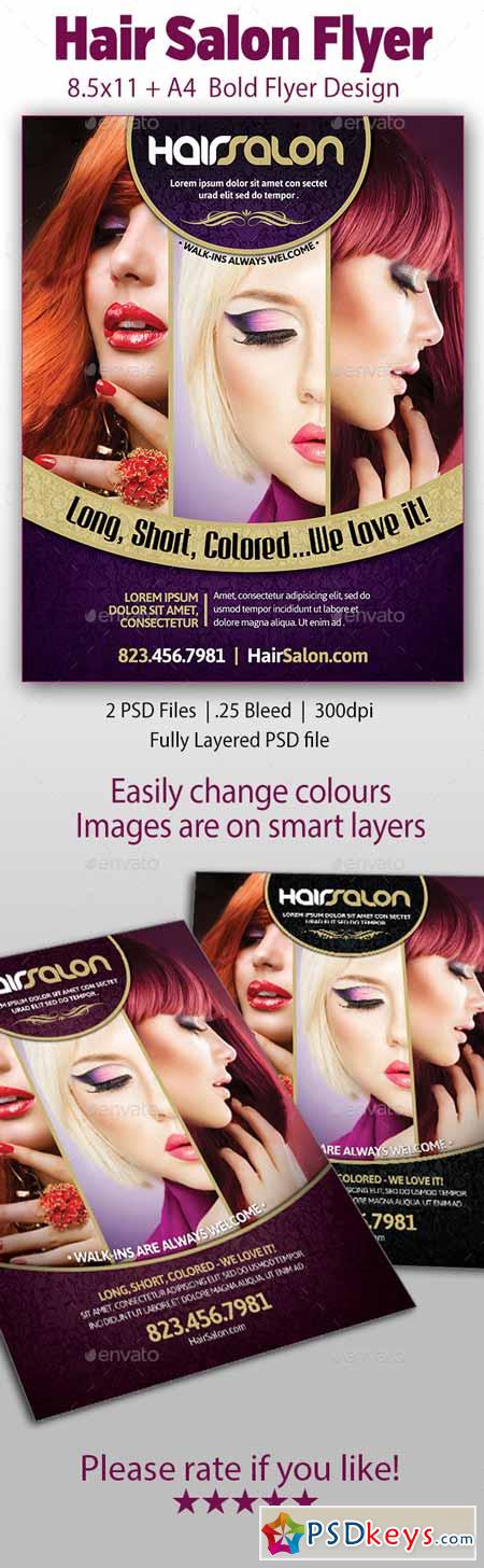 Hair Salon Flyer 9870686