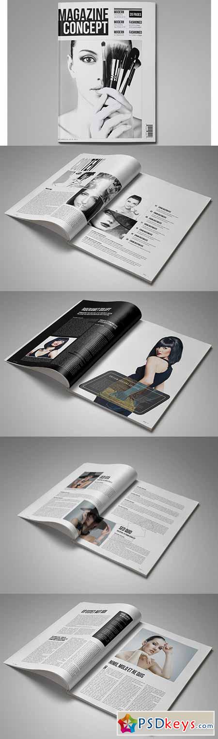 InDesign Magazine Template 98539