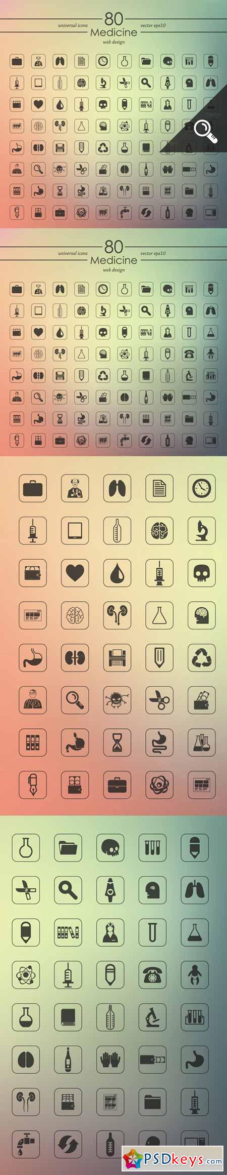 80 MEDICINE Icons 201401