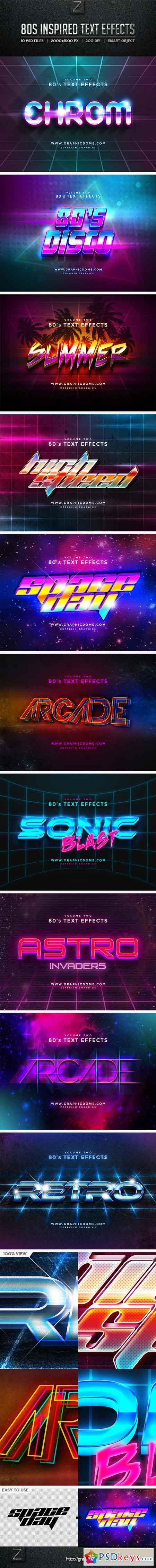 80s Text Effects 10256165