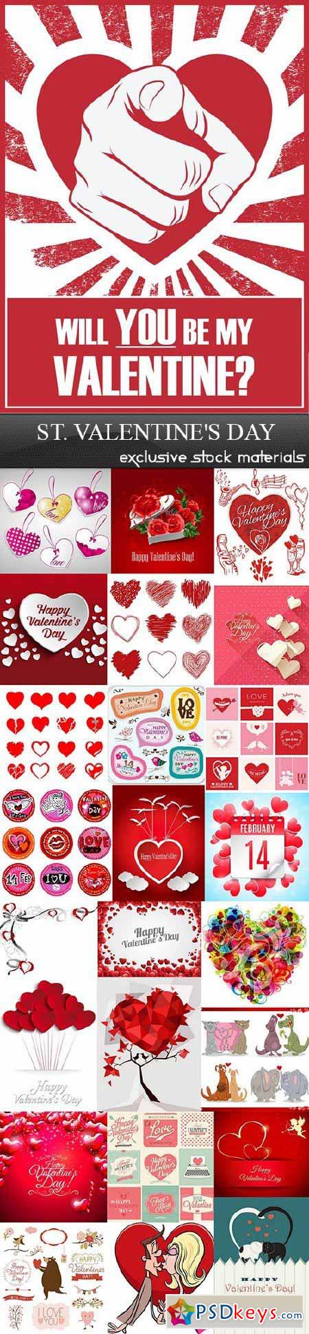 St. Valentine's Day, 25xEPS