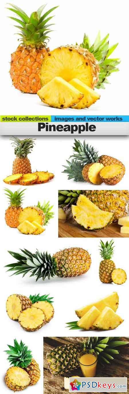 Pineapple, 10 x UHQ JPEG