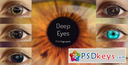 Deep Eyes 7 in 1 logo pack - After Effects Projects 10147952