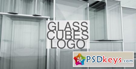 Glass Cubes Logo Reveal - After Effects Projects