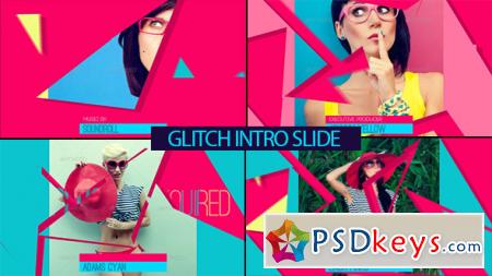 Glitch Intro Slide - After Effects Projects