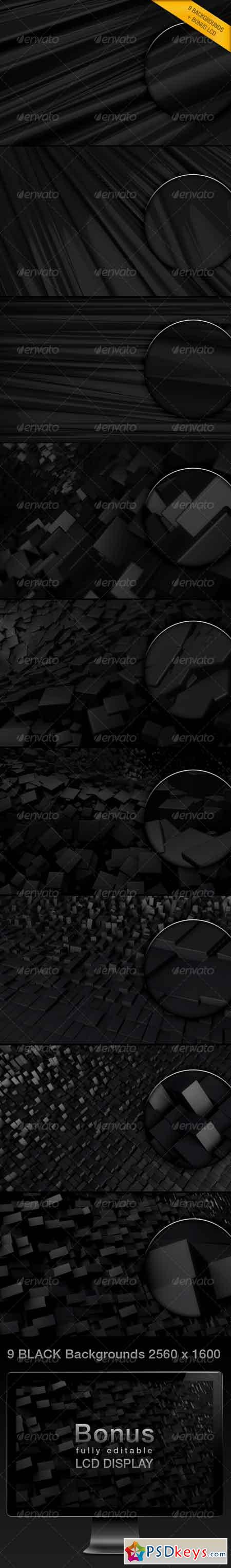 3D Black Backgrounds 139832