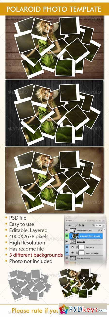 Instant Photo Frames Photo Template 4639876