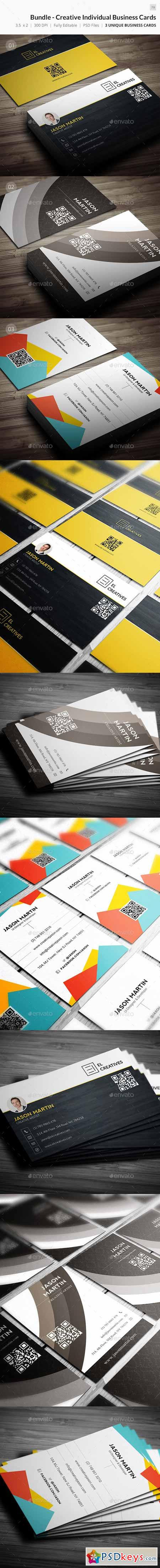 Bundle - Creative Individual Business Cards - 79 10525129