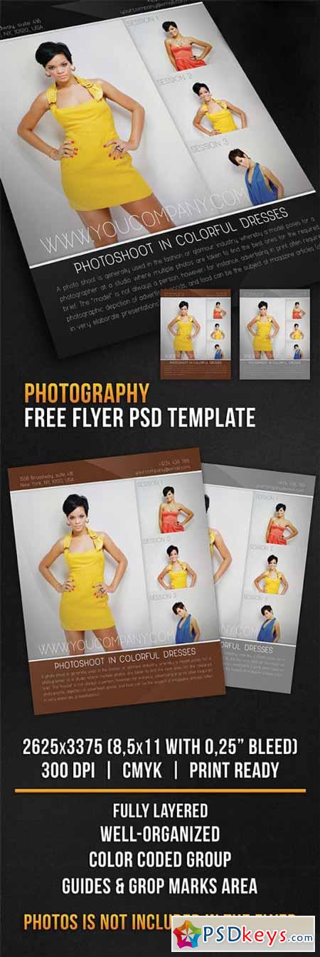 Photography  Flyer PSD Template