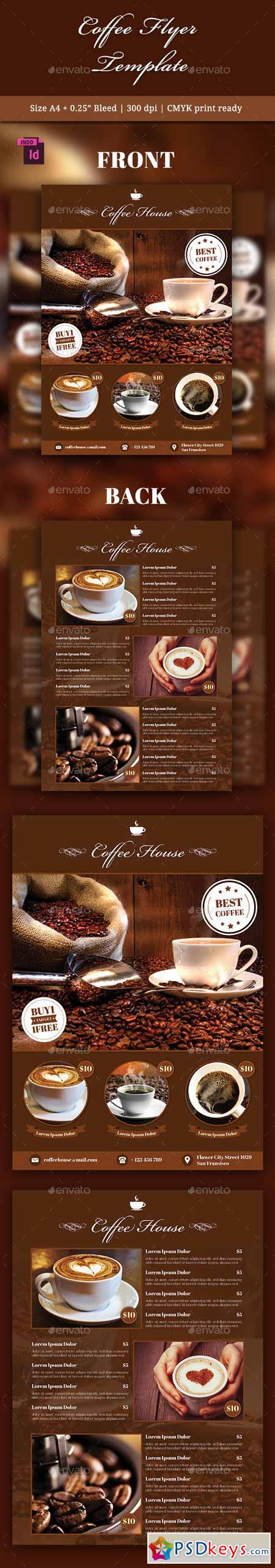 Coffee Flyer Template 10525769
