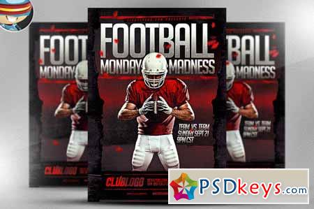 Football Monday Madness Flyer 79618