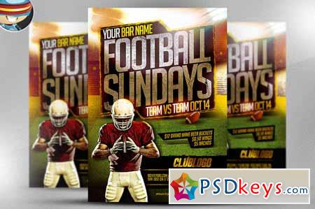 Football Sundays Flyer Template 2 79559