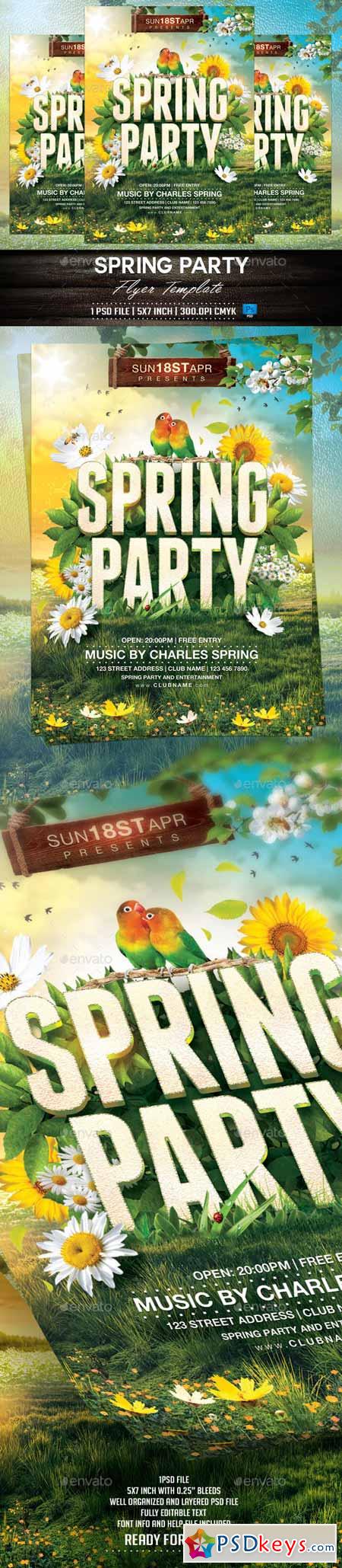 spring » page 23 » Free Download Photoshop Vector Stock image Via With Free Spring Flyer Templates