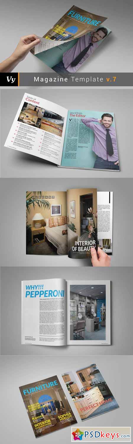 Furniture Magazine Template 210389