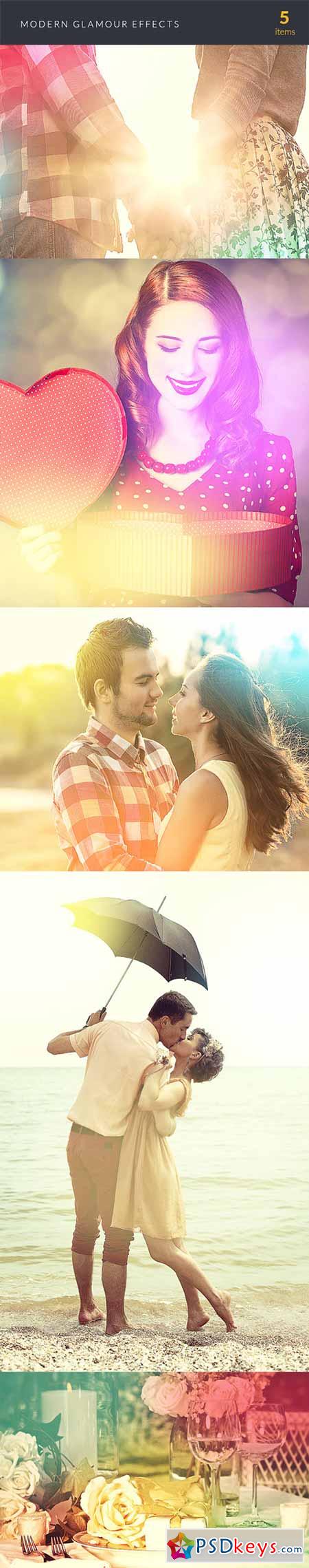 Modern Glamour Photo Effects Photoshop Actions